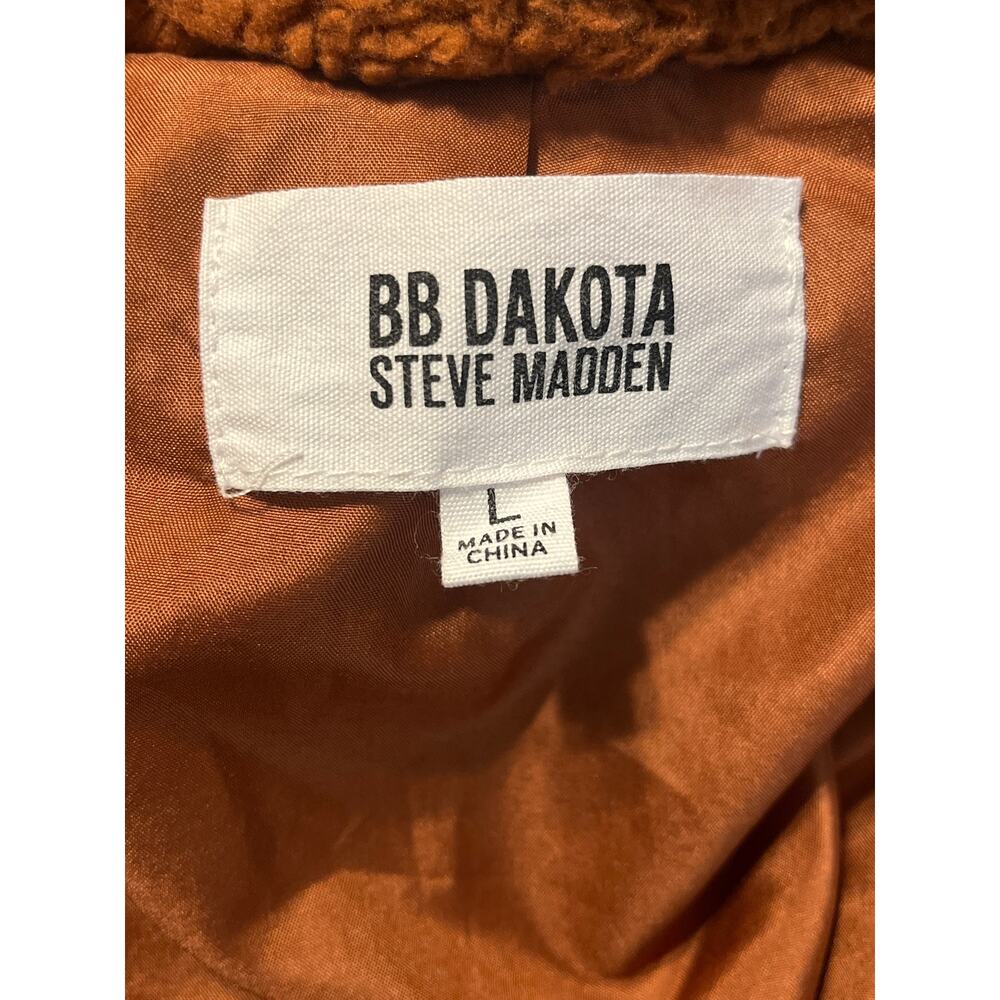 BB Dakota Steve Madden Feece Sherpa Jacket Large - Picture 3 of 4